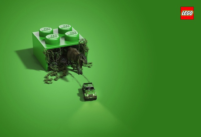 あなたの想像力を掻き立てる!LEGOのクリエイティブな広告